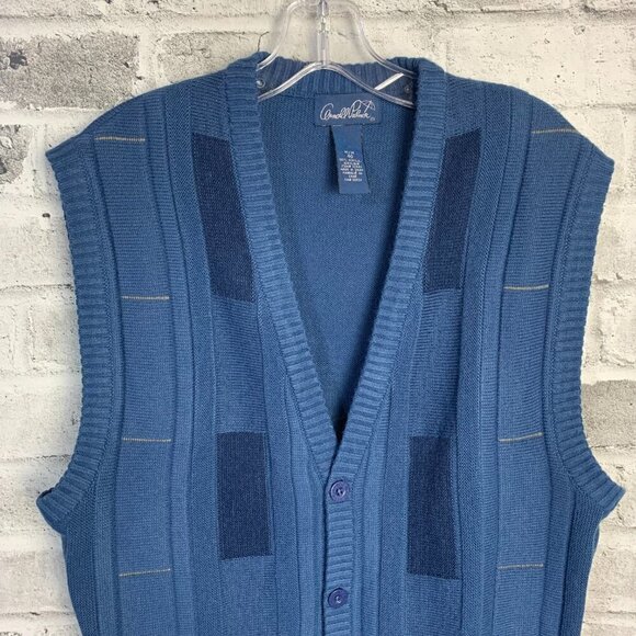Vintage Arnold Palmer V-Neck Knit Sweater Vest - Picture 2 of 9